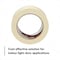3M Masking Tape, 1 1/2x60 yd., Tan, PK24, 1 1/2" W x 60 yds L, Tan, Rubber Adhesive, 24 PK T936101 - alternate 5